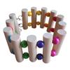 1PC Wood Ladder for Parrot And Hamster Climbing Rope Harness Cage Toy for Parakeet Pet Accessories