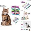 Reflective Nylon Cat Collar With Bell Free Engraving Available In Multiple Colors Suitable For Cats