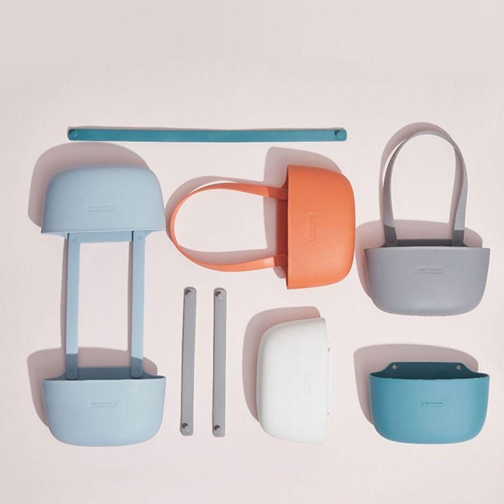 Adjustable Storage Basket Multifunction Brush Holder Portable Sink Drain Basket  Kitchen Sink