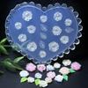 Nail Art Silicone Mold 3D Flowers Nails Making Molds Embossed Nail Stencils Sculpture Mould Decorations for Manicurists