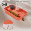 Drip Catcher Tray Mat with Sponge Holder Universal Simple Installation Kitchen Sink Splash Guard Faucet Mat