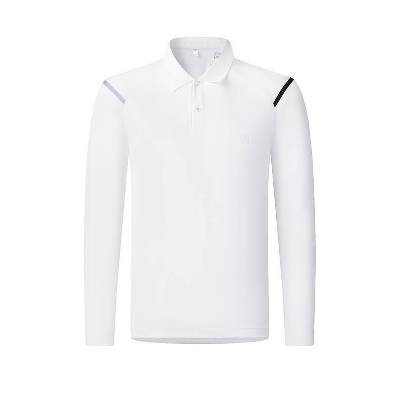 

New FILA ATHLETICS SPORT Polo Shirt Men s Jade White A11M513209F-WT 170/92A/M