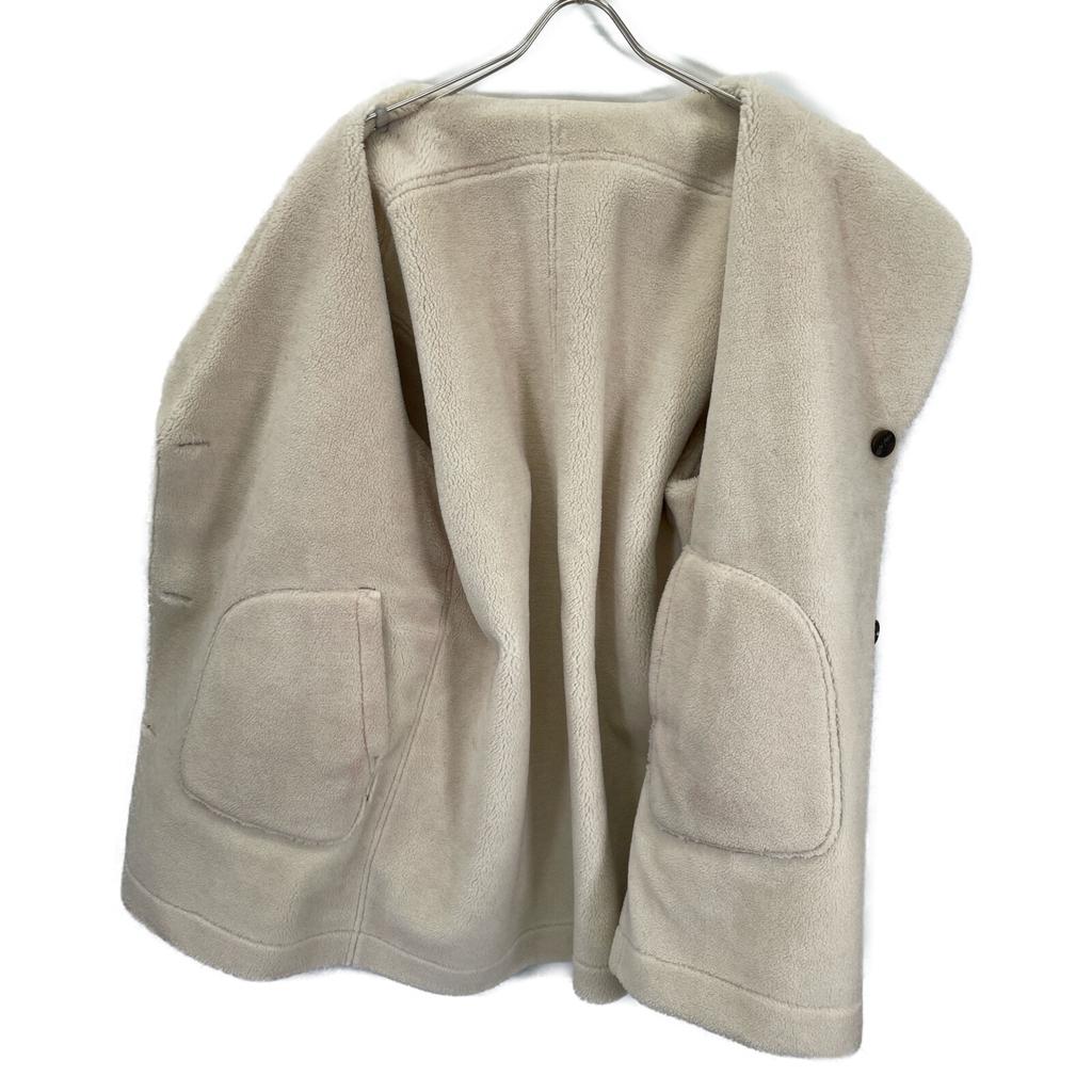 ETRE TOKYO 1221500016 Blue Faux Mouton Reversible Jacket Jacket M BrownUsed