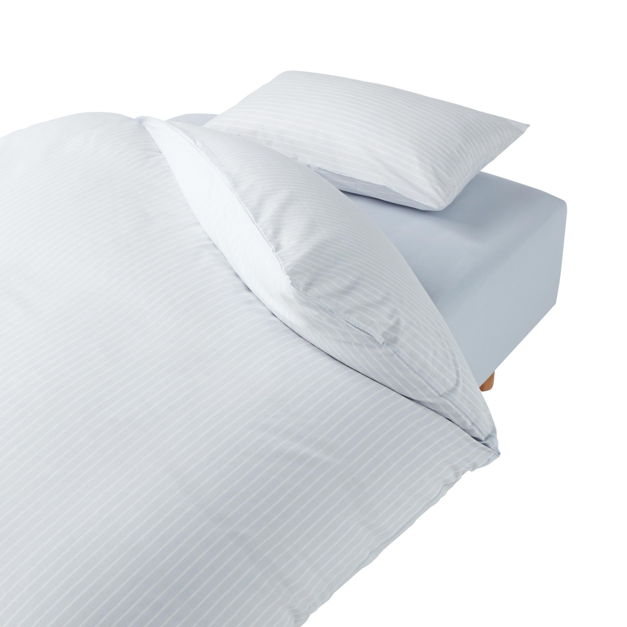 

Комплект покрывала MUJI Easy to Dry из синего односпального одеяла 83814014 3, в полоску, размер, чехол/простыня/наволочка