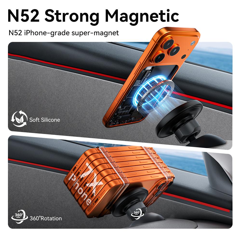 YZ for New Tesla Model 3 Y YL Juniper Highland Magnetic Car Phone Holder Mount LHD RHD Silicone Mount MagSafe Accessories 2026