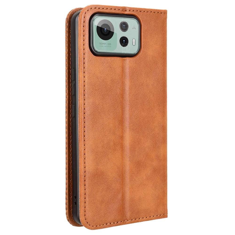 For Asus Zenfone 12 Ultra 5G Case Wallet Stand Retro Texture Leather Phone Cover