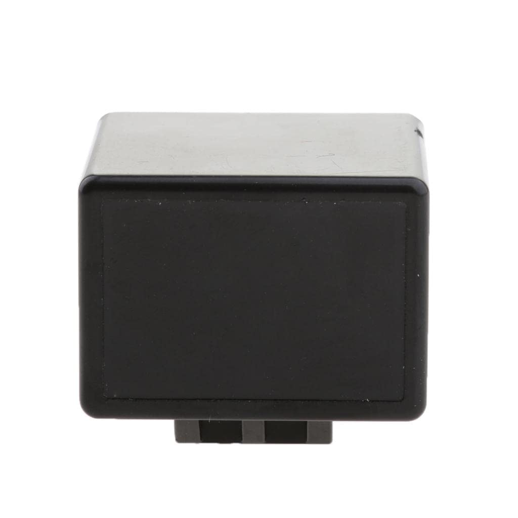 Turn Signal Flasher Turn Signal Relay 6- 2 Pin Motorcycle Black