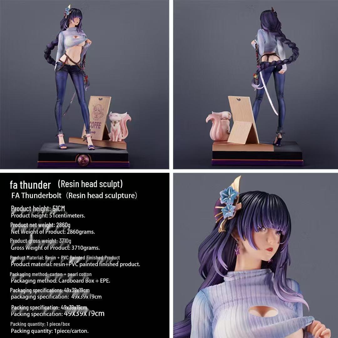 

В наличии! FA Райдэн Сёгун Млечный Гром Статуя - В коробке Игровая Периферийная Фигурка