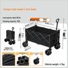 RV Picnic Foldable Hand Cart: Outdoor Travel & Multifunctional Detachable Stall Cart