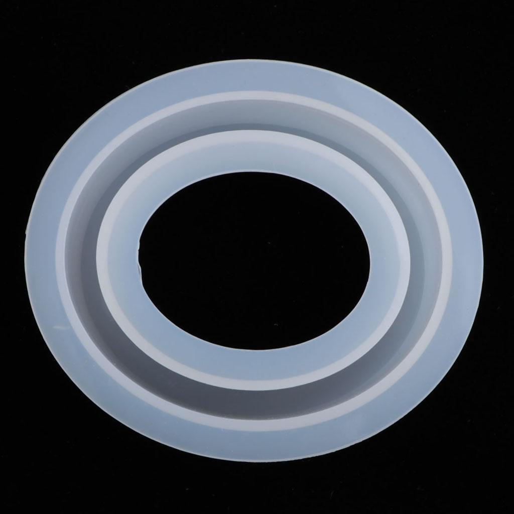 Assorted Size Bangle Bracelet Jewelry Silicone , for Polymer Clay, Crafting, Jewellery Making 56mm