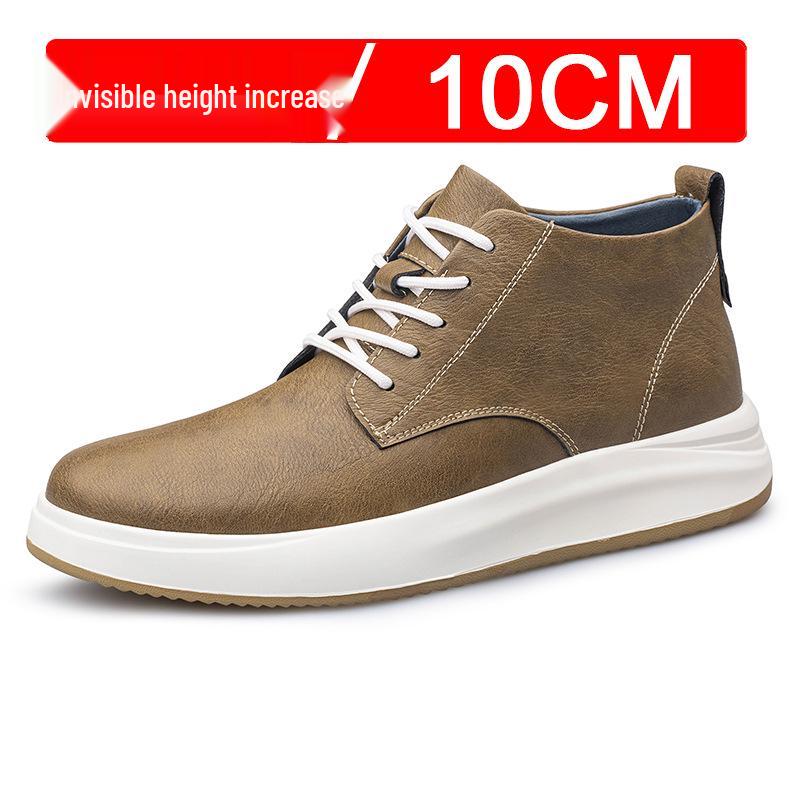 Chaussures de sport décontractées pour hommes, style coréen britannique, augmentant la hauteur de 8 cm, invisibles