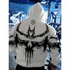 New Men's 3D Bat Printed Hoodie for Men and Women Casual Fashion Men's Hoodie Street Men's Tops