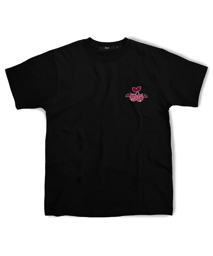 Escape From Pink Cherry Logo T-Shirt Black