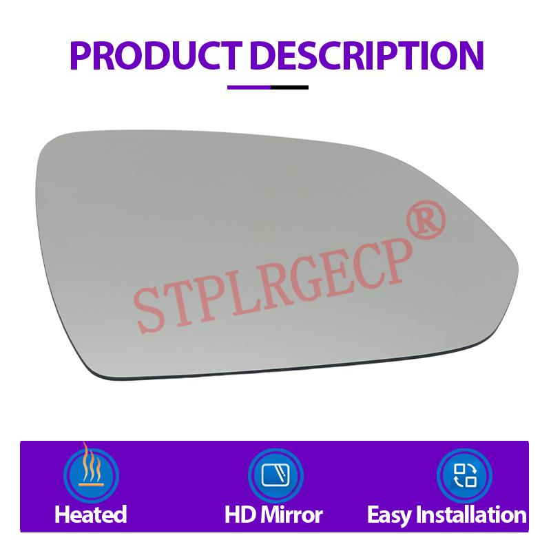 Auto Car Left Right Hand Side Door Wing Reaview Mirror Glass Heated Replacement for MG ZS MG5 20-25 for Roewe MG RX3 17-23