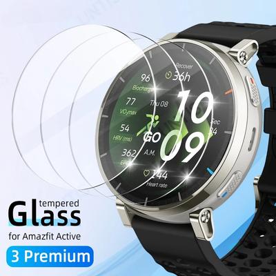 Gehard Glazen Schermprotector voor Amazfit Active 3 Premium Glazen Beschermfolie Schermprotector voor Amazfit Accessoires
