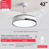 220V Invisible Ceiling Fan Lamps Bedroom Living Room Dining Room Study LED Modern And Minimalist Household Pendant Light