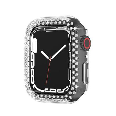 Drilled Protective Cover Case For  Series 7 45mm Frame  PC Case  Bumper Case For IWatch 7 Accessorie