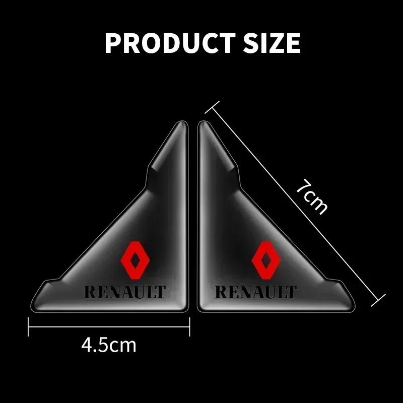 2Pcs Car Door Corner Anti-collision Covers Stickers For Renault DACIA Fluence Scenic Loguna Logan Twingo Clio Captur ZEOV