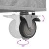 Golf Cabinet with Wheels Universal Concrete Grey 120 x 45 x 98 cm