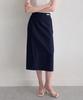 LENAV Les Linen Skirt (Navy)