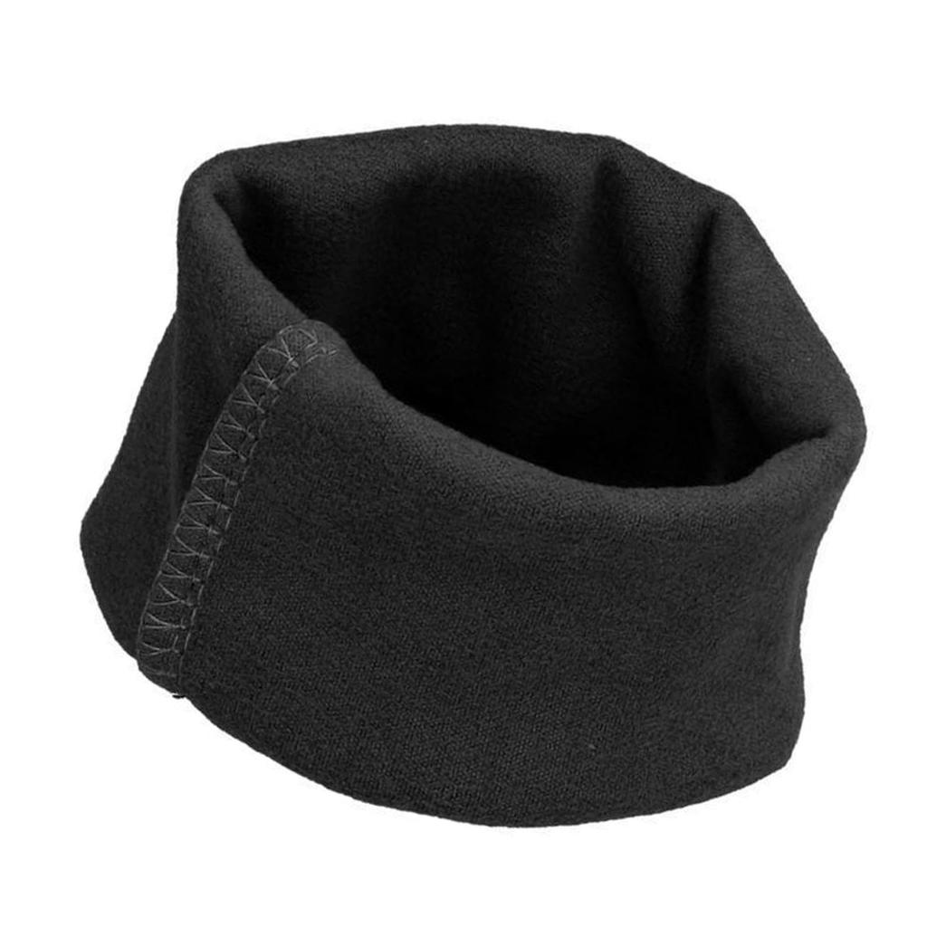 Dog Quiet Ear Cover Black Pet Noise Protection Calming Ear Muffs Anxiety Relief Warm Soft Snood S