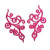 1Pairs Embroidery Patches for Clothing Applique Sewing Accessories