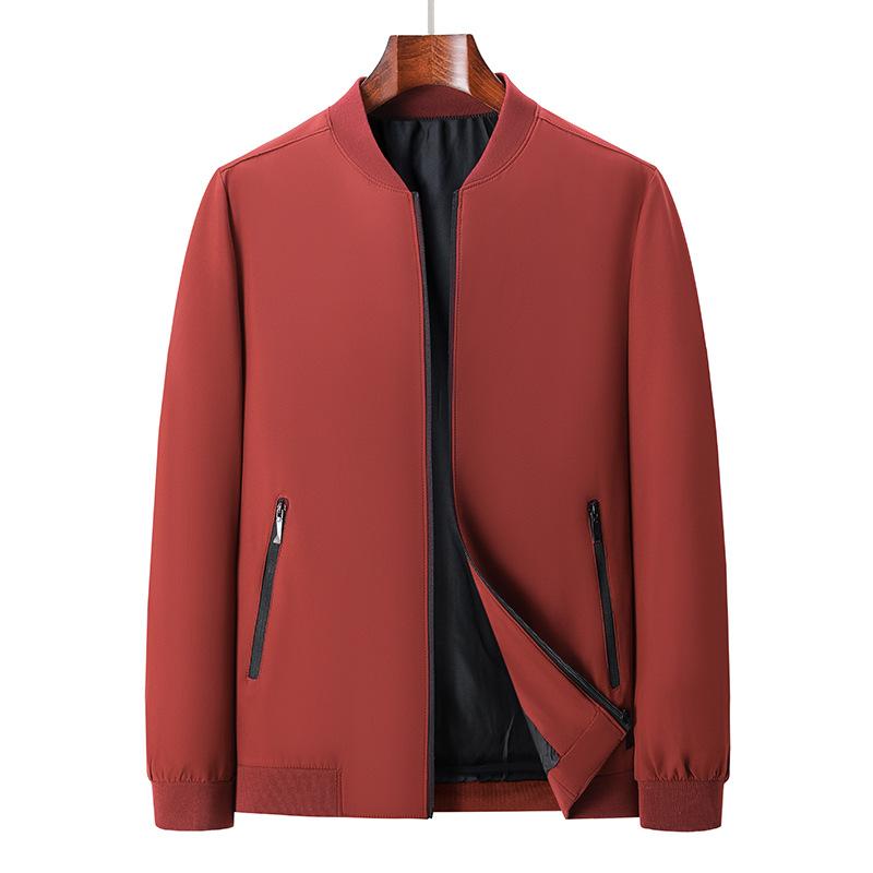 Spring and Autumn Men's Stand-Up Jacket Business Casual Top Men's Jacket