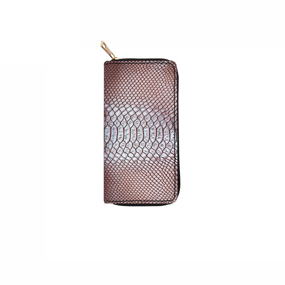 Generation new snake print leopard print long zipper wallet clutch bag digital