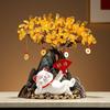 Resin Lucky Cat Figurine Decor Living Room TV Cabinet Entryway Home Decoration Modern Minimalist Housewarming Gift
