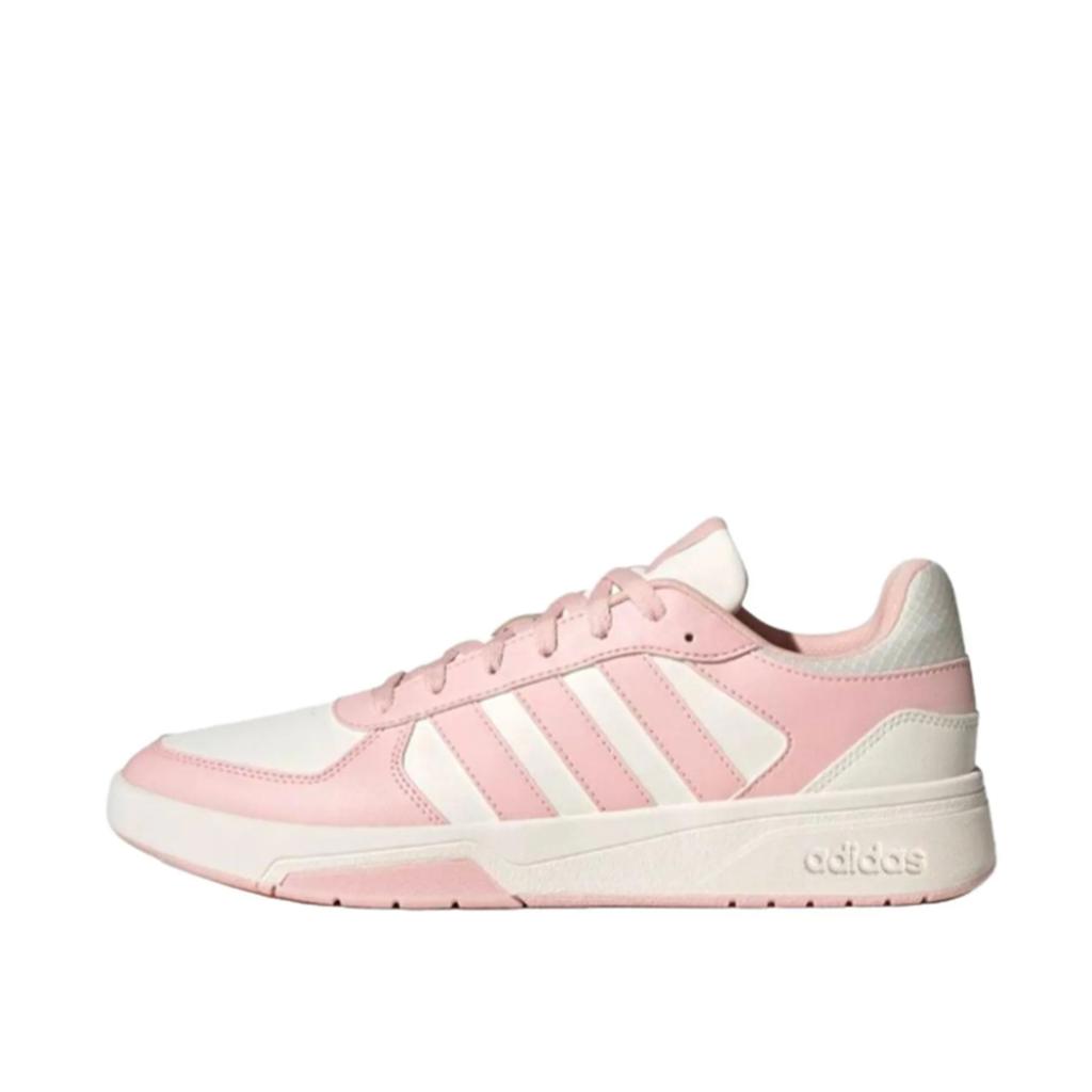 adidas COURTBEAT Pink Cat Balloons Low Top Skateboard Shoes Unisex Pink White KI6785(Team-814)