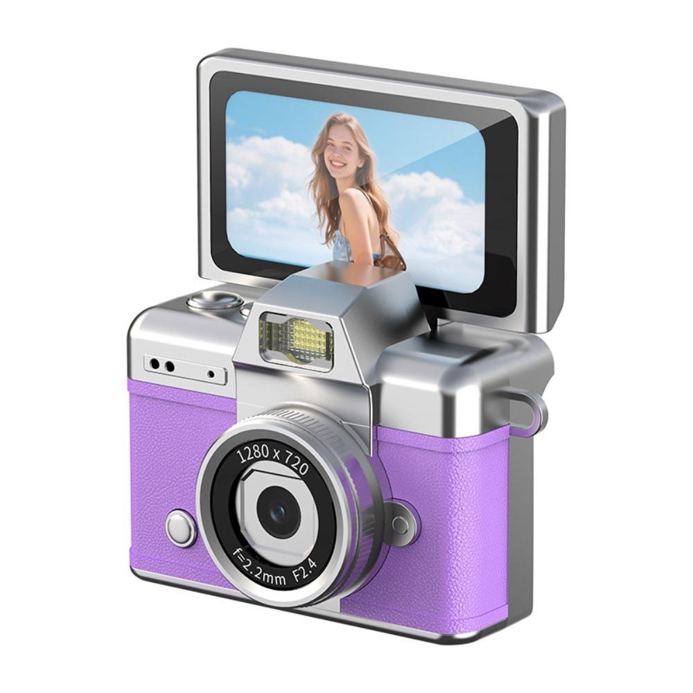 

180° Flip Screen Thumb Keychain Camera 1.47 Inch Screen Mini Digital Camera For Kid фіолетовий