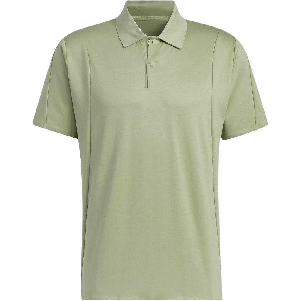 Adidas Wuji Cool Polo Shirt, Sporty Casual Short Sleeve Men Tops Tent-Green JI8701