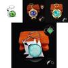 Impact Genshin Seven Elements Keychain Geo Anemo Electro Dendro Hydro Pyro Cryo