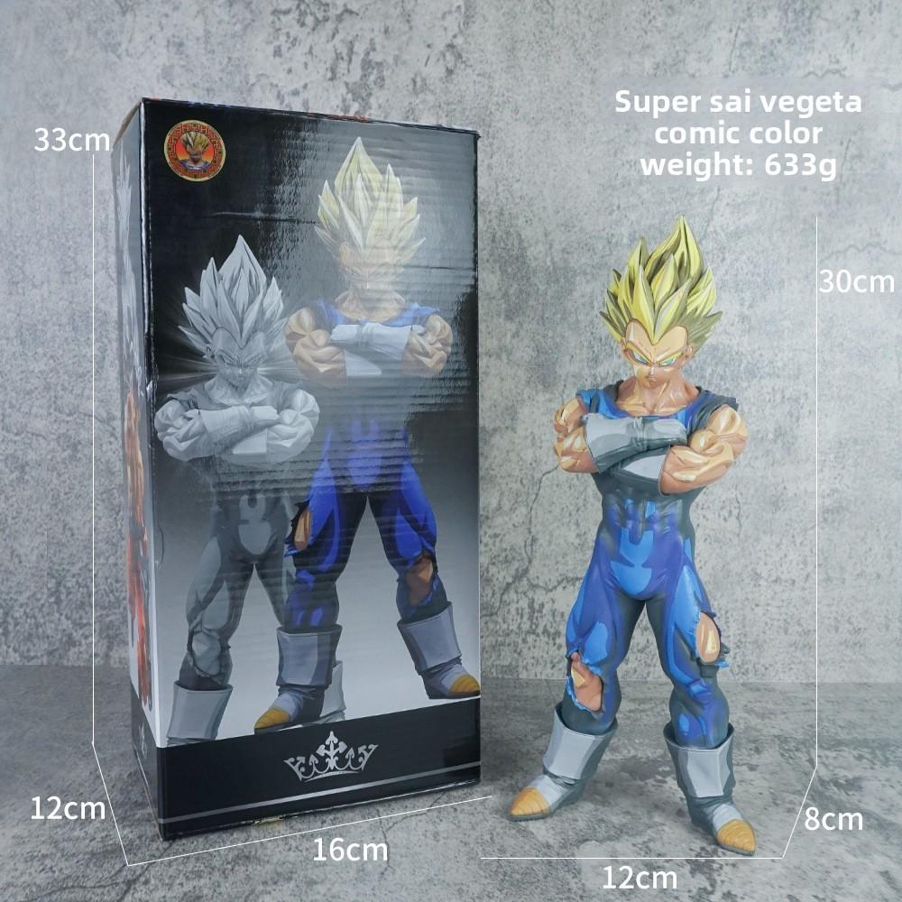 Dragon Ball Super Saiyan Vegeta Pvc Figure With Display Stand For Collectors