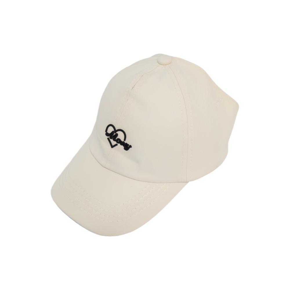 Solid Color Heart Embroidered Baseball Hat Breathable Visor Cap Parent-child Cap For Women Kids