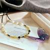 Vintage High Quality Natural Freshwater Pearl Artificial Butterfly Collarbone Chain Necklace