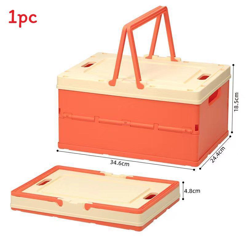 Foldable Multifunctional Pp Storage Bin With Handle For Kitchen And Pantry Organization