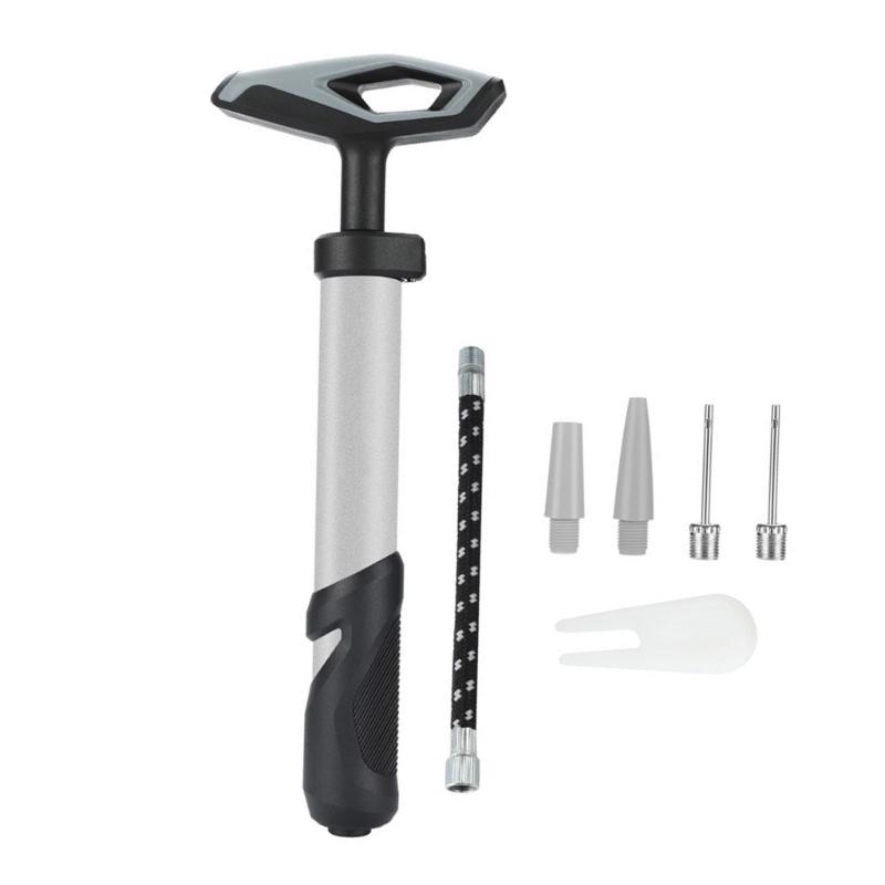 

Manual Ball Pumps Small Sports Ball Inflator with Needle, Nozzle, Hoses Hand Pumps for Volleyballs, Soccer, Basketball