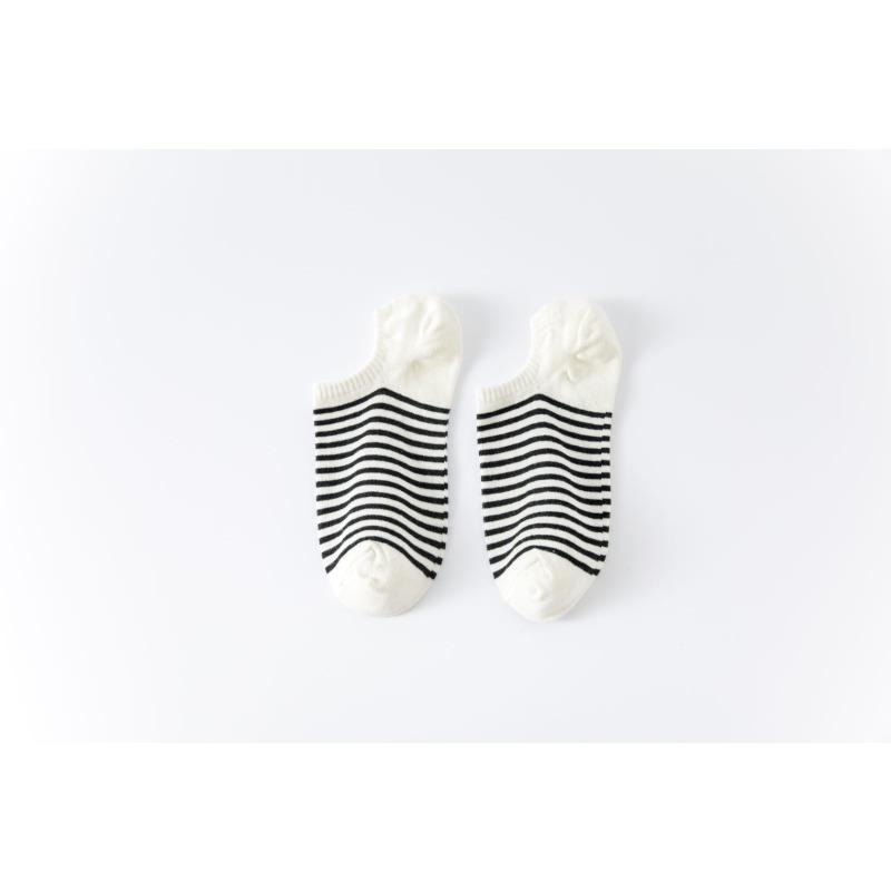Ship Socks, Women's Summer Striped Retro Short Socks, Trendy Sweat-absorbing Women's Socks, Non-dropping and Anti-slip Socks for Summer
