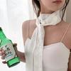 White Black Lace Long Scarf French Style Long Ribbon Trendy Neck Strap  Women