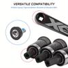 Tornillo de Fijación de Biela Hexagonal para Bicicleta con Tapa Tornillo de Pedalier sin Tapa para Eje de Bicicleta de Carretera Pedalier Cuadrado
