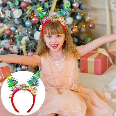 Jul Lysande Hårband Älg Julgransdekoration Partygåvor Födelsedag Festival Samling Huvudbonad Navidad Håraccessoar