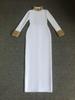 Beaded Stand Collar Backless Bodycon European & American Long Dress - Retro Light Luxury Design