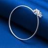 Elegant 925 Sterling Silver Exquisite Daisy Bracelet for Women's Fashion Parties and Wedding Accessories