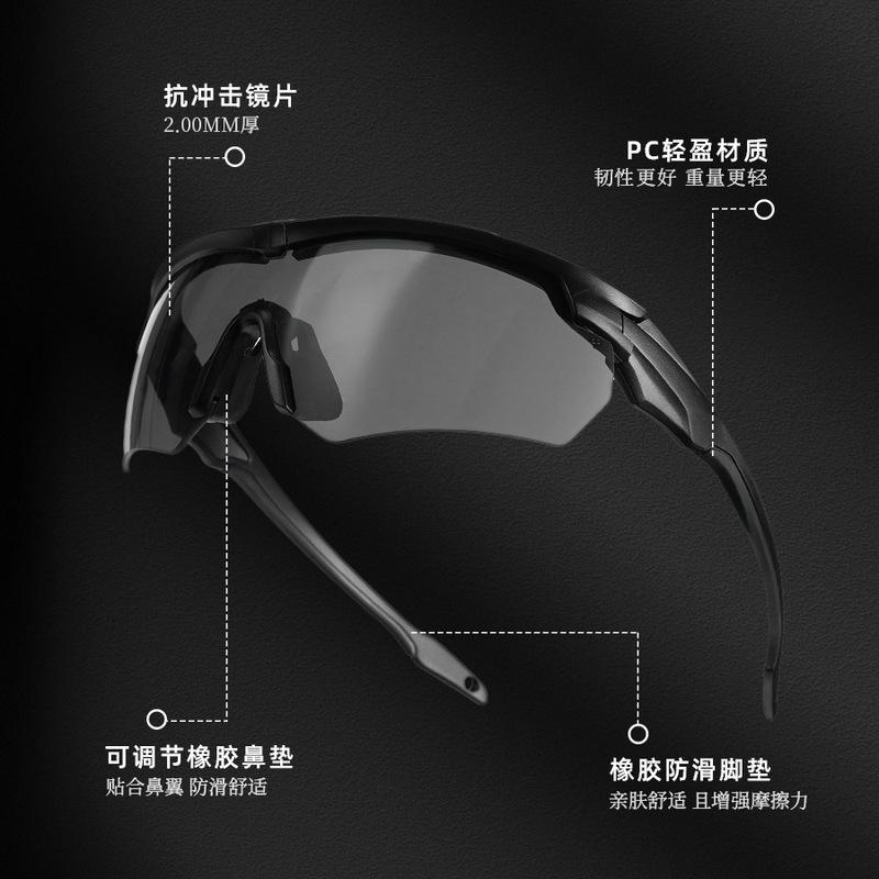 High-Impact Protective Goggles - Tactical Style for Outdoor Sports & Shooting Ranges