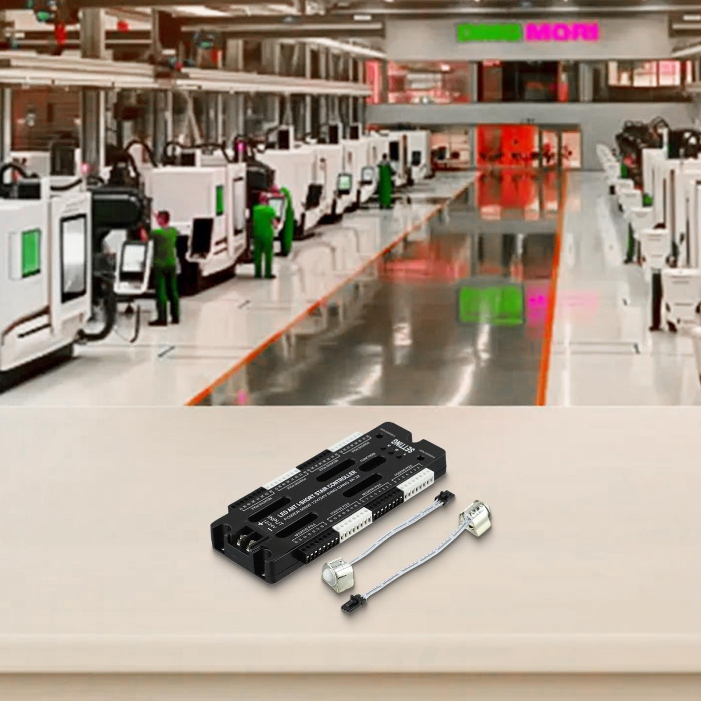 

32-канальний світлодіодний датчик руху, контролер сходів для використання в приміщенні, DC 12V/24V