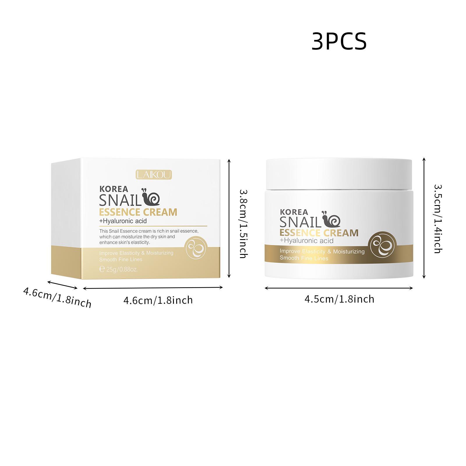 

Крем с экстрактом улитки, против морщин, против старения, укрепляющий, увлажняющий, контролирующий жирность кожи, 25 г 3PCS