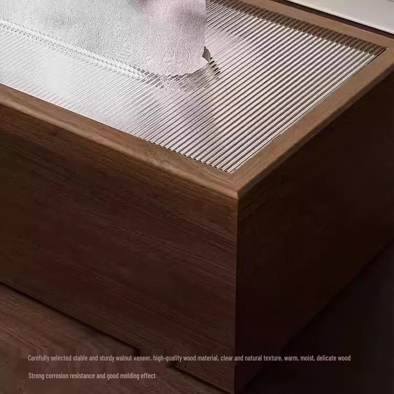 Chinese Style Walnut Wood Desktop Tissue Box