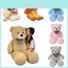 Plush Teddy Bear For Valentines Day And Birthdays With Waterresistant Material For Gifts