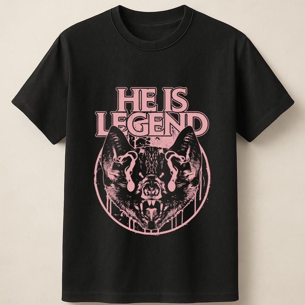 He Is Legend Crying Bat Symbol Rock Graphic Fan Art Unisex T Shirt Unisex T-Shirt XXL